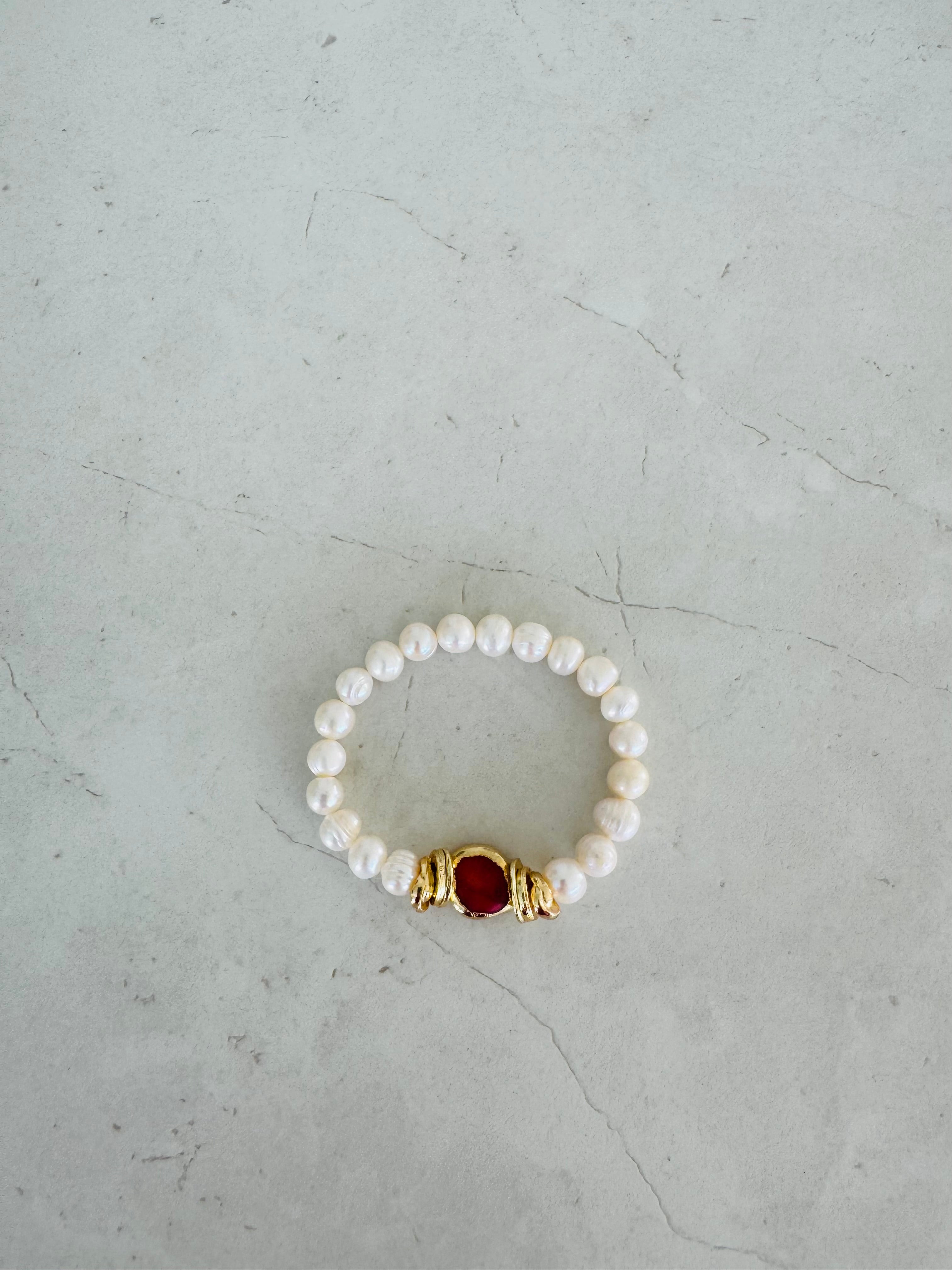 Ostuni Sunset Pearl Bracelet