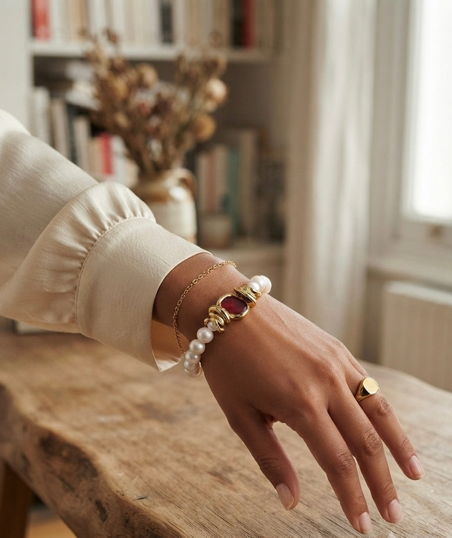 Ostuni Sunset Pearl Bracelet