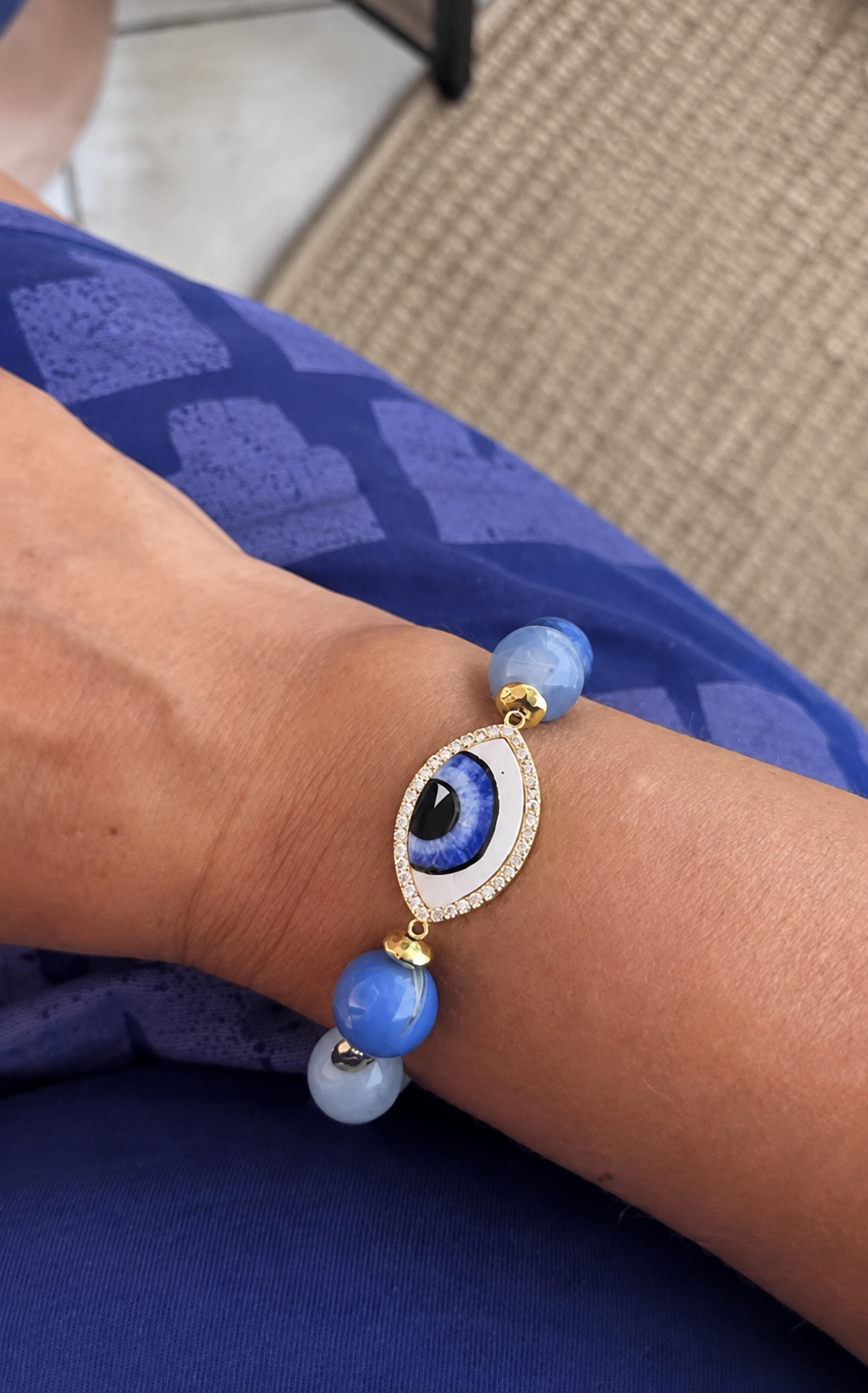 Blue Occhio Bracelet