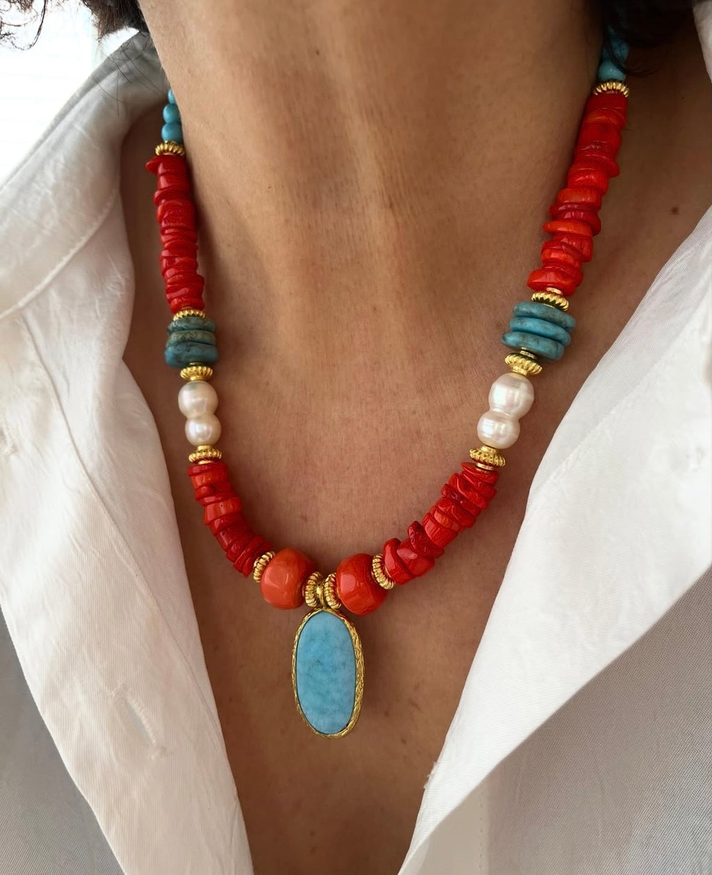 Aegean Statement Necklace