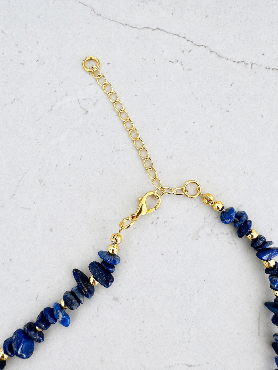 Lapis Heart Necklace