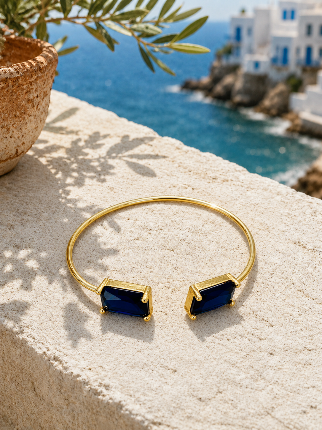 Santorini Sapphire Cuff