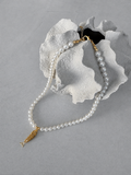 Golden Catch Pearl Necklace